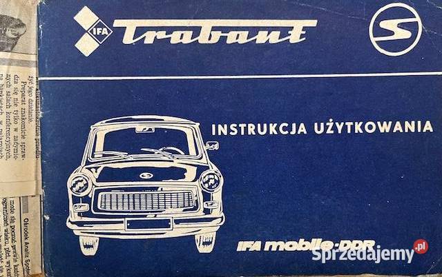 Instrukcja użytkowania Trabant