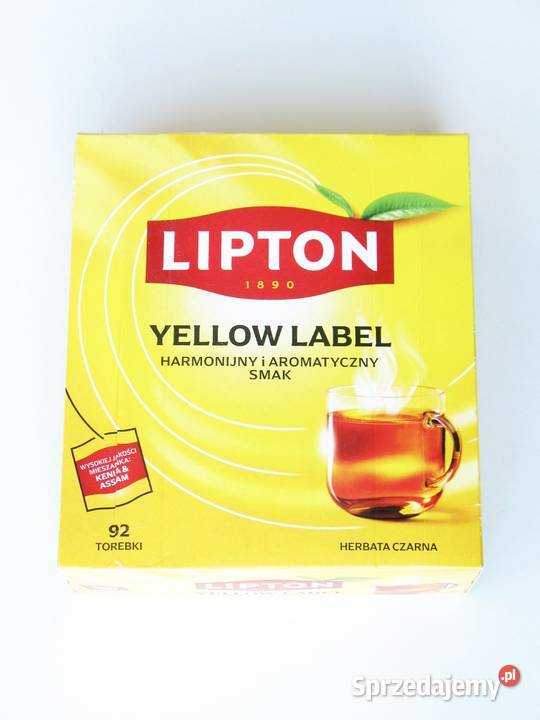 LIPTON Yellow Label 92 184 g Czarna herbata małopolskie Kraków sprzedam