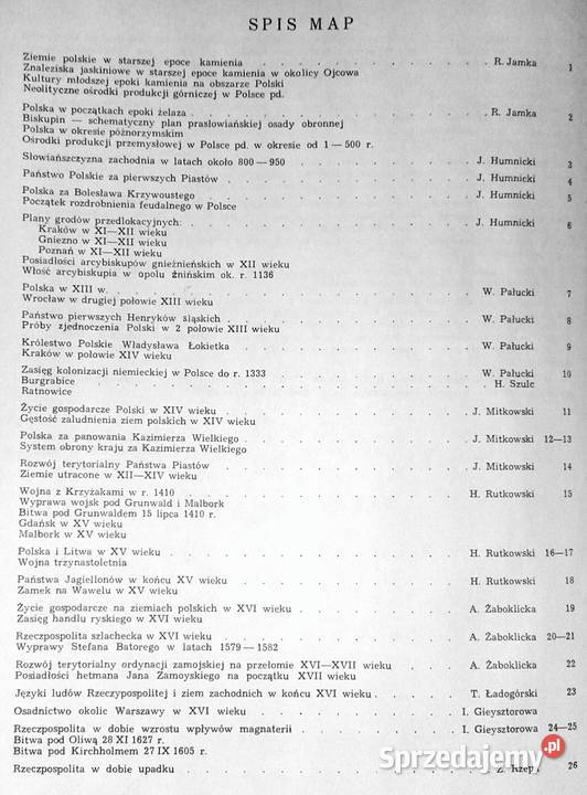 Atlas historyczny Polski W Czapliński T twarda