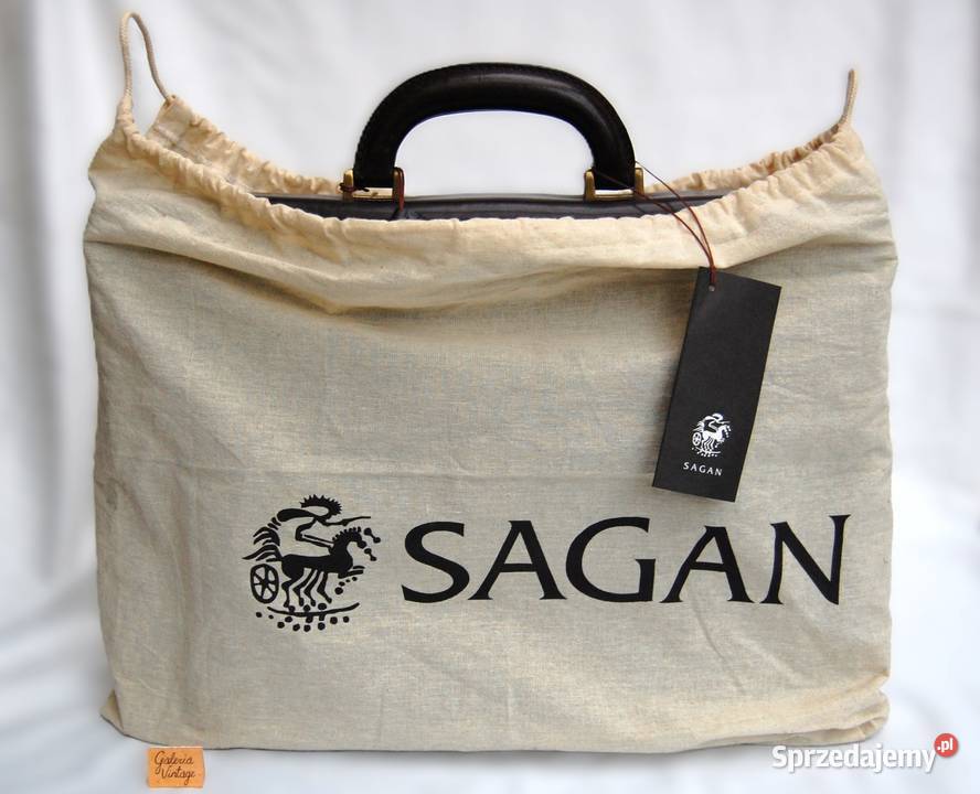 Sagan nowa torba teczka męska skórzana skóra Lublin