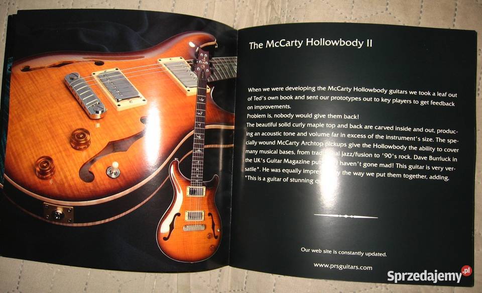 PRS Paul Reed Smith 1998 Guitars katalog gitar PRS