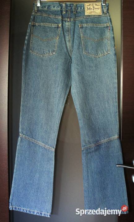 męskie spodnie dżinsowe jeans flare S44 W27 Szczecin sprzedam