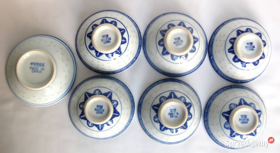 Chińska porcelanowa miska 7 porcelana ryżowa wielokolorowy Lublin