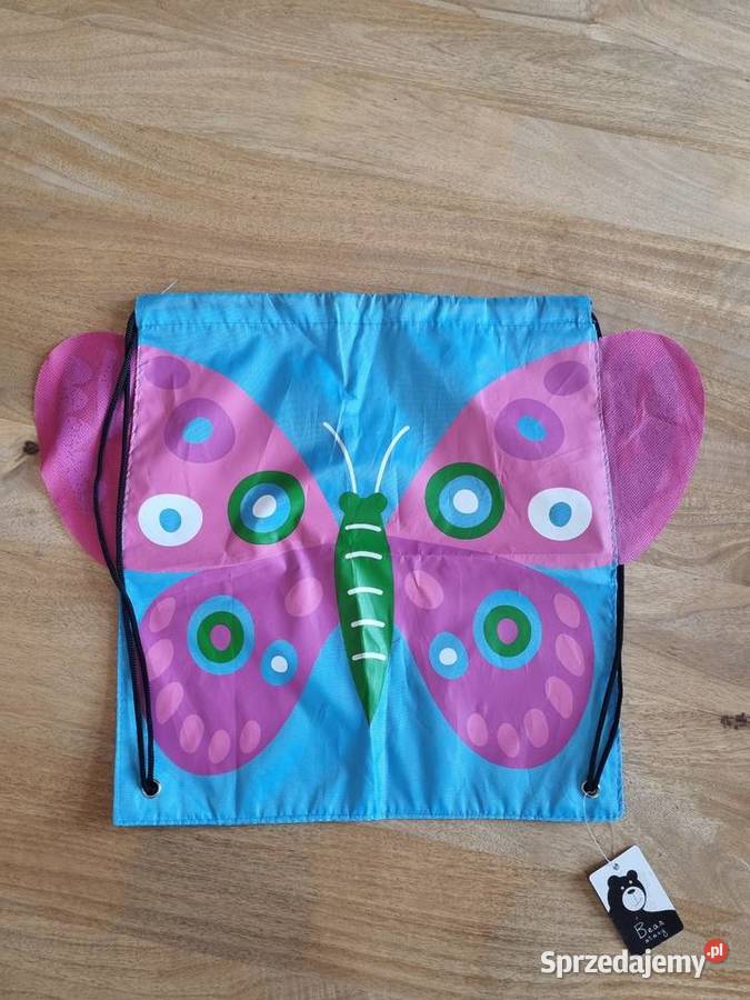 Worek Plecak Motyl Nowy