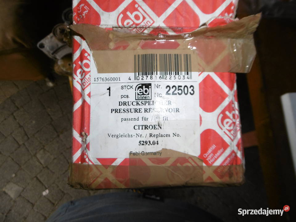 Akumulator cisnienia 529304 febi 22503 Citroen osobowe śląskie Tychy