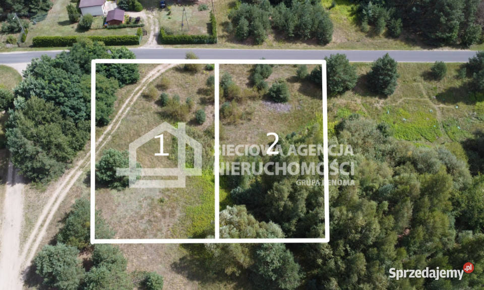 sprzedaży gruntu Elgiszewo 1258m2 43m kujawsko-pomorskie