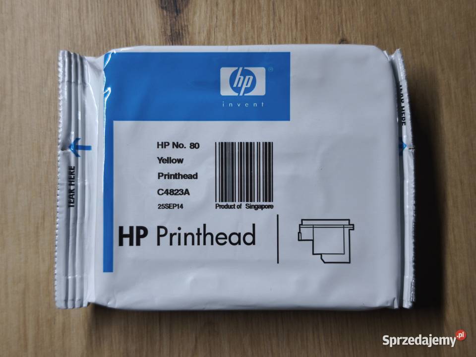 Głowica HP 80 ŻÓŁTA YELLOW C4823A HP 1050 1055 HP Drukarki i skanery Gdańsk