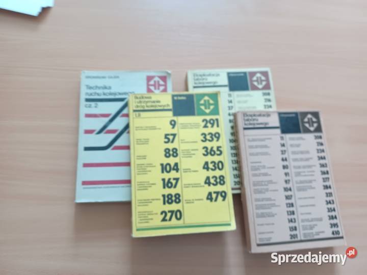 Sieciowe Rozkłady Jazdy PKP i inne książki Ząbki sprzedam