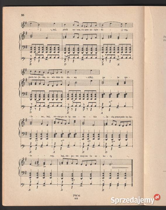 WYBÓR PIEŚNI RADZIECKICH 1951 łódzkie Łódź