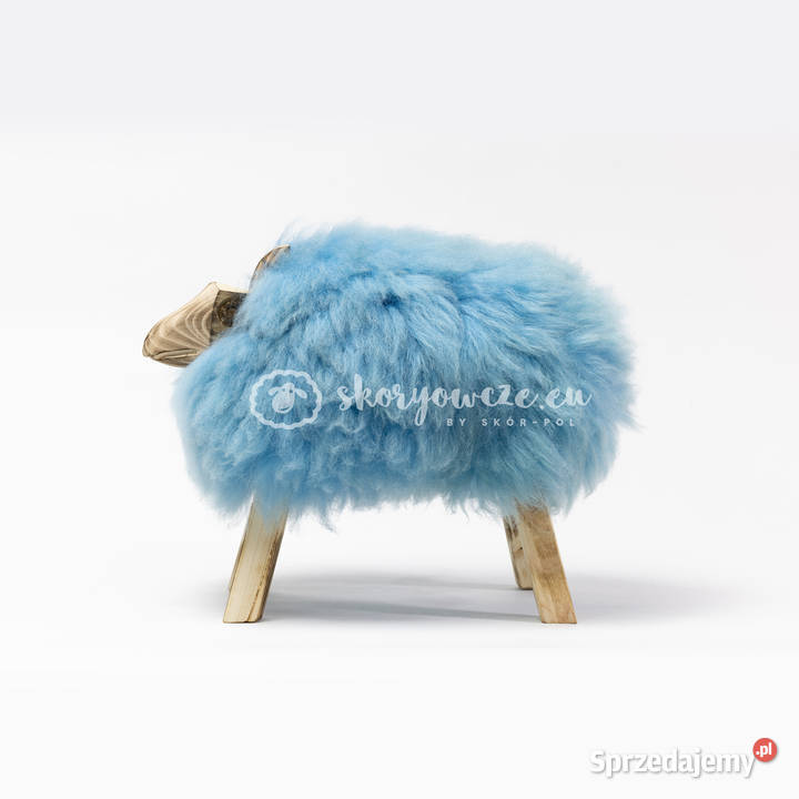 Krzesło baranek dekoracyjny jasno niebieski Szaflary sprzedam