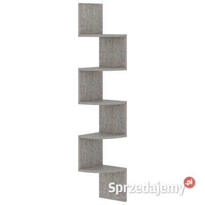 vidaXL Narożna półka ścienna szarość betonu Warszawa
