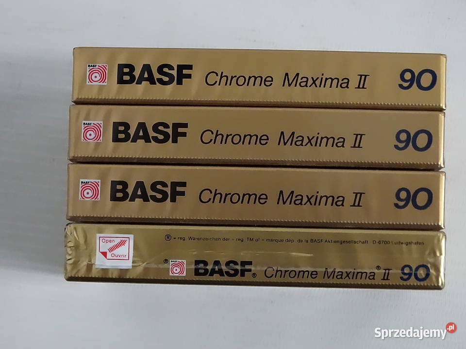 Nowe Kasety Magnetofonowe BASF Chrome Maxima II lubelskie Biłgoraj sprzedam