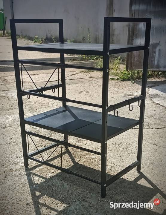 Regał regulowany 4064 aluminium czarny Gorzów Wielkopolski