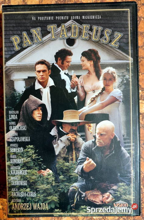 Film kaseta VHS Pan Tadeusz Oryginał Kultura i Rozrywka Lublin