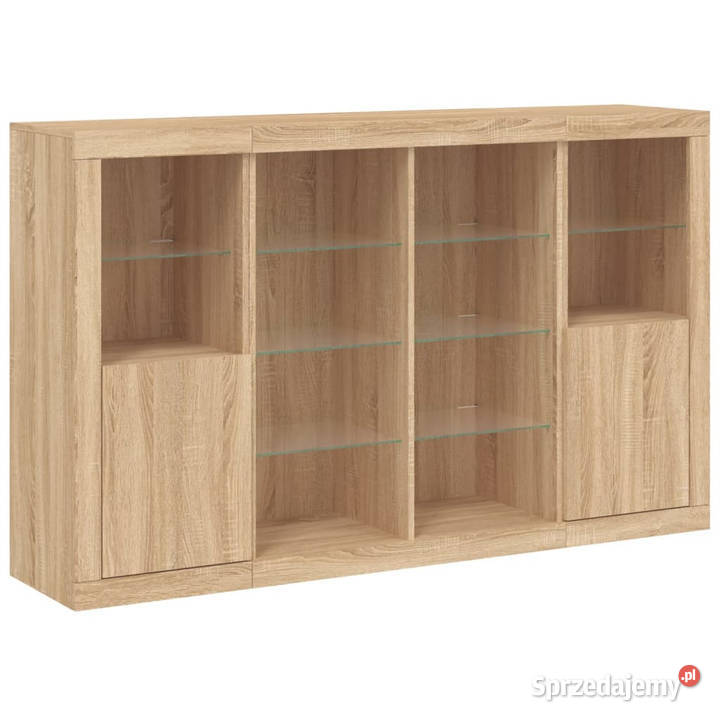 Szafki z oświetleniem LED 3 dąb sonoma WM3209137 Pozostałe