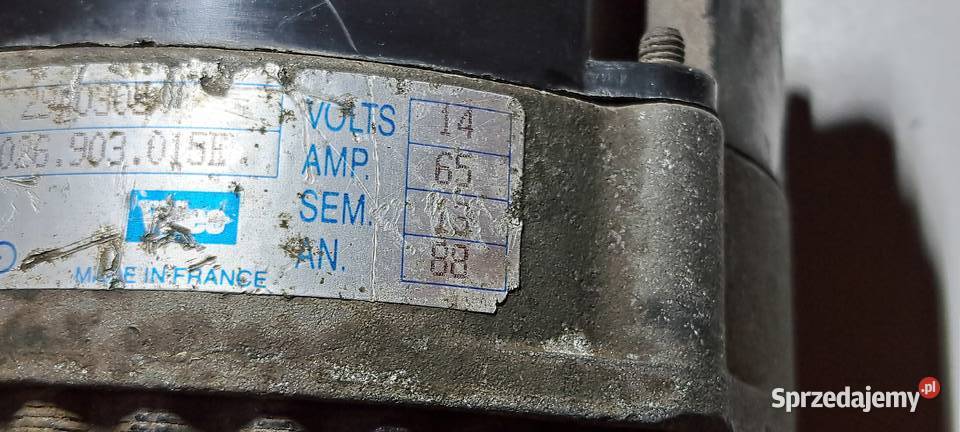 Alternator VW Passat B2 65A 026903015E Luzino