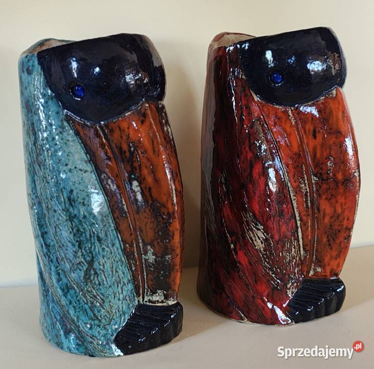 Rzeźba ceramiczna osłonki wazony Olbrzymie Tarnów