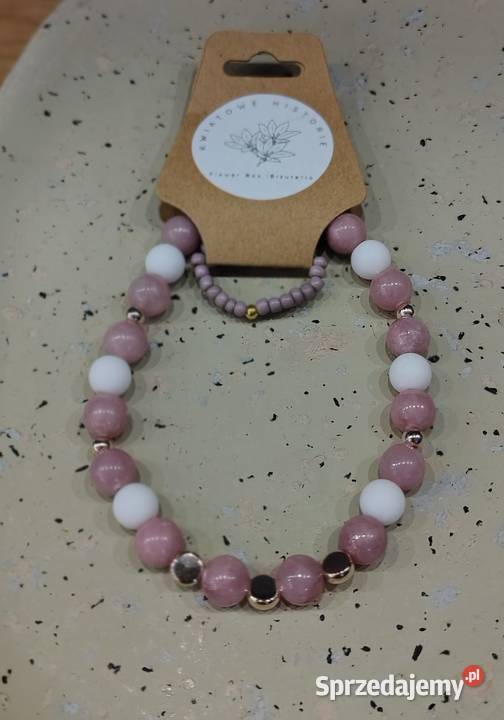 Flower Box z zestawem biżuterii pozłacane pomorskie Gdańsk