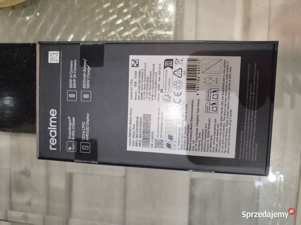 Nowy Realme GT7 Pro RMX5011 512 GB DS GALAXY Pozostałe Wrocław