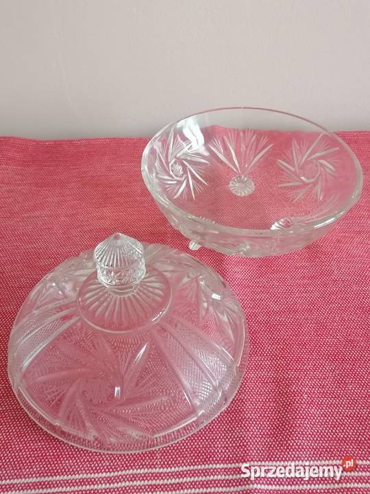 Bomboniera Kryształowa Stożek PRL dolnośląskie