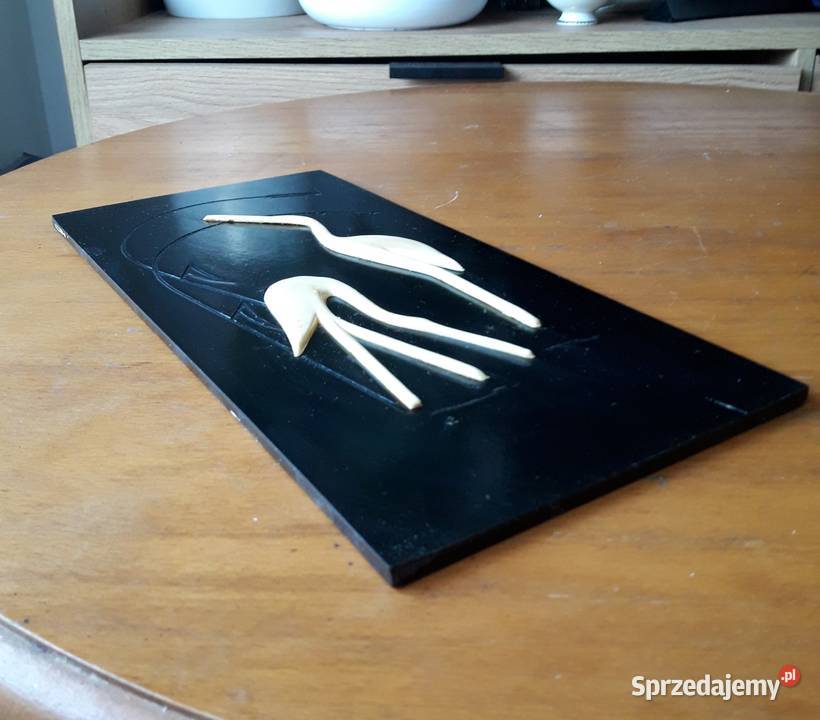 Żurawie bakelitowa zawieszka CCCP ZSRR lata 60 Gdynia