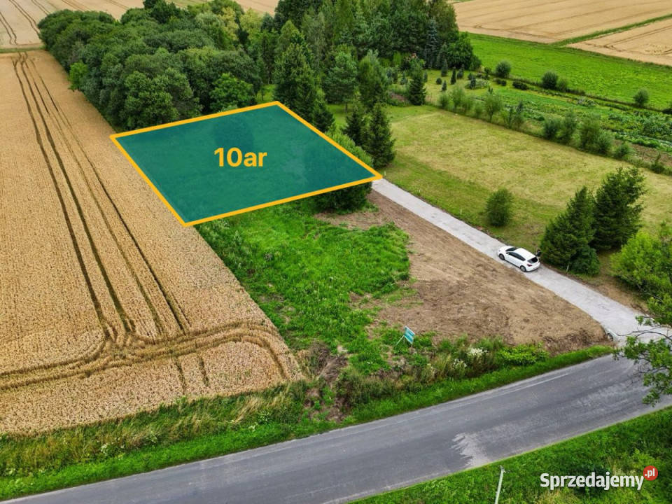 sprzedaży gruntu 1021m2 Rymanów