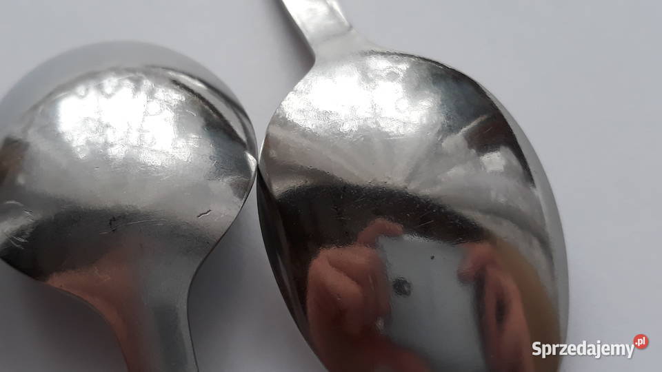 Łyżeczki do herbaty 1 RÓŻE Gerlach sztućce PRL śląskie Dąbrowa Górnicza