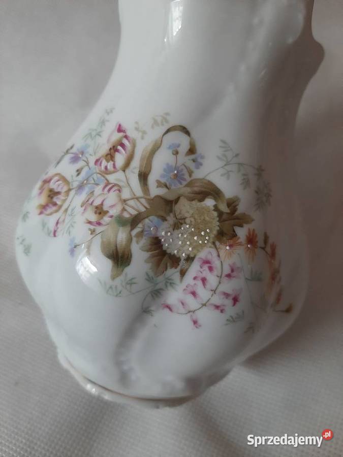 Porcelanowy ręcznie malowany mlecznik niemiecki Porcelana i szkło Inowrocław