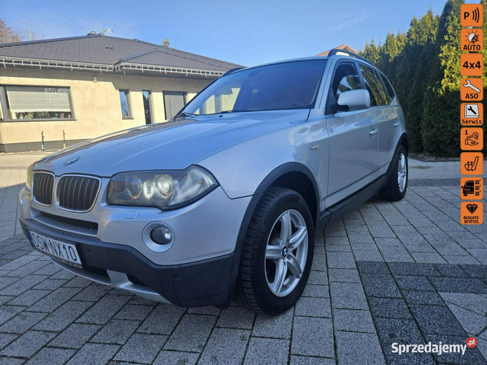 BMW X3 BMW X3 20 177 4x4 Klimatronik Parktronik lakier metallic dolnośląskie Strzegom