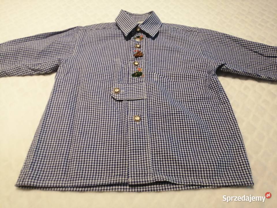Koszula chłopięca rozpinana długi rękaw 104 chłopiec Bluzki, koszulki i kaftaniki sprzedam