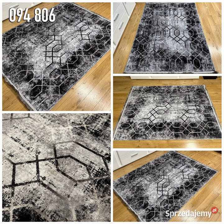 NOWOCZESNY DYWAN 130X190 PRINT 094806 CIENKI Białystok