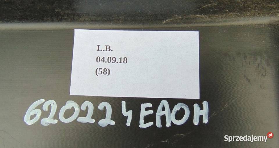 ZDERZAK PRZÓD CHROM QASHQAI II 2013 620224EA0H Karoseria