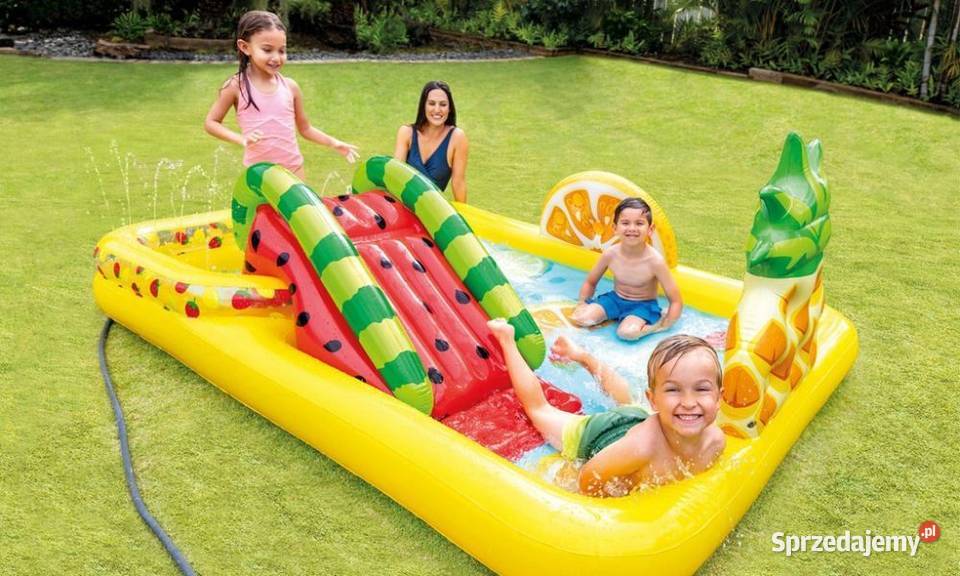 Basen wodny plac zabaw ze zjeżdżalnią INTEX podlaskie Bielsk Podlaski