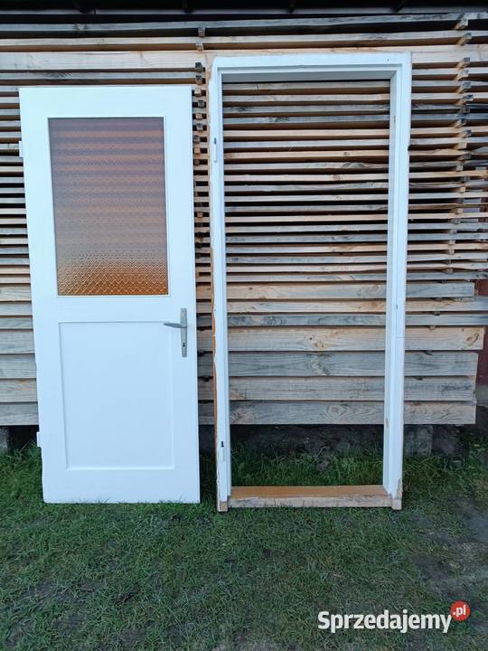 Drzwi drewniane sosnowe Brzóza Królewska sprzedam