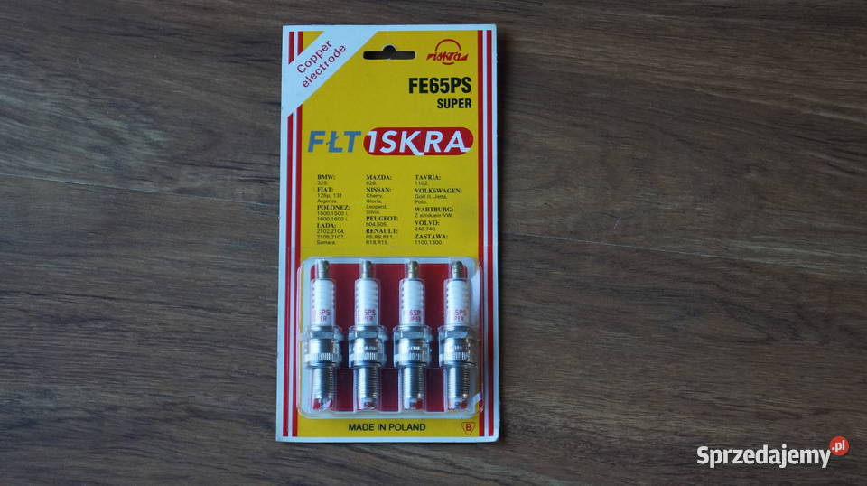 Świece Iskra FŁT FE65 Super nowe Fiat 125p wielkopolskie