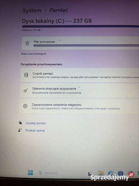 Laptop biurowy HP 255 g9 Ryzen 38GB ramSSD 256 Pozostałe Mirosławiec