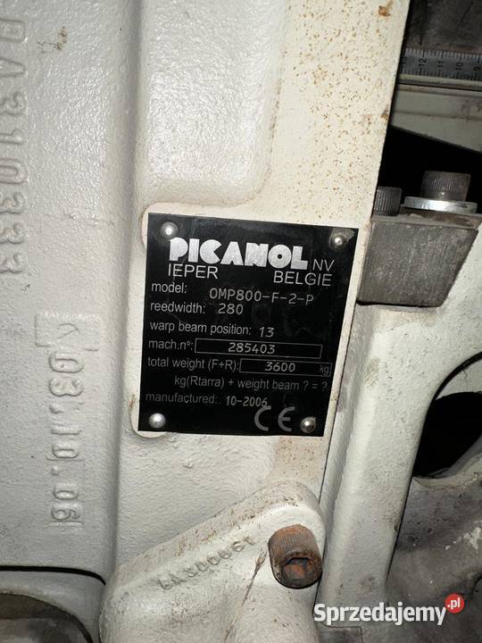 krosno tkackie PICANOL OMNIplus800 4 pofirmowe Wrocław