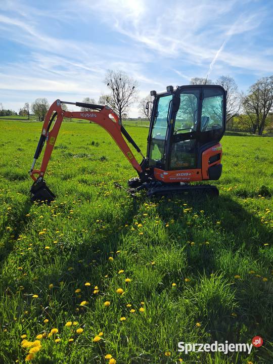 Usługi minikoparka kubota kx019 prace ziemne