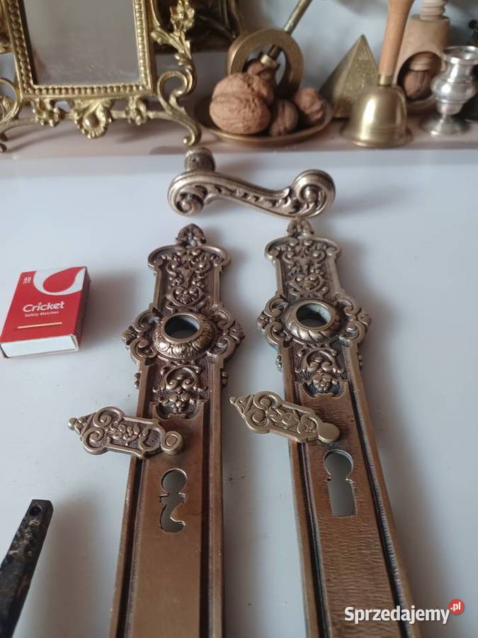Duże szyldy i klamki mosiężne Pozostałe