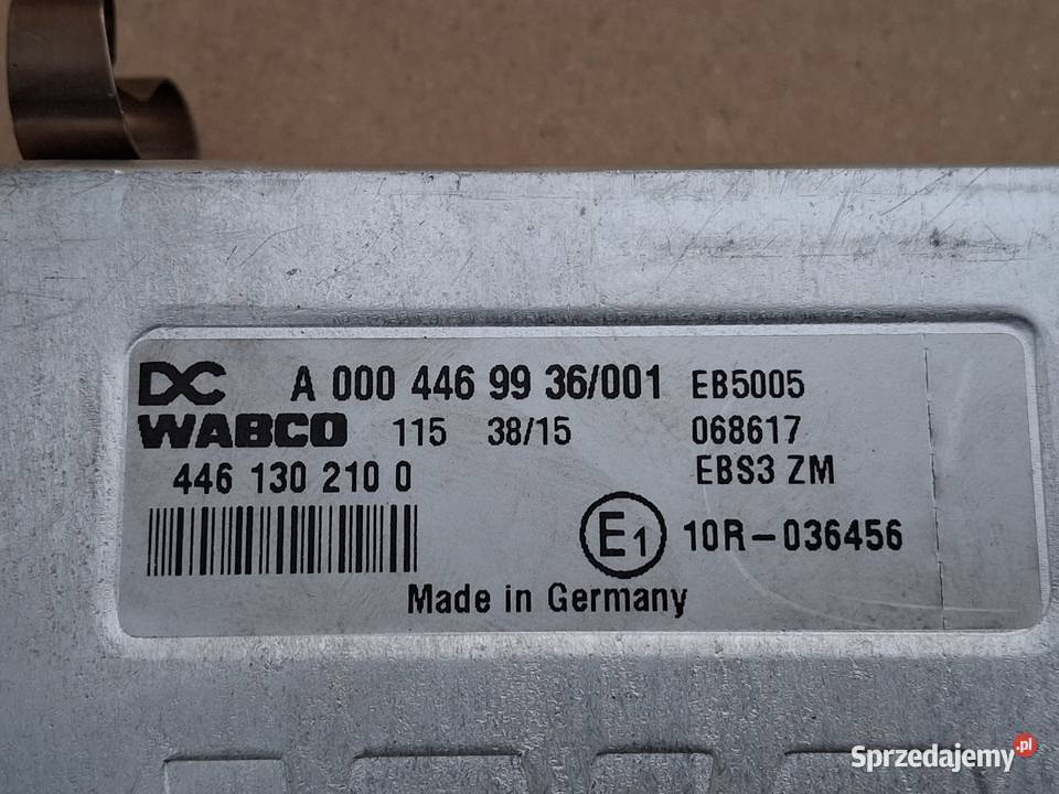 MERCEDES ACTROS MP4 STEROWNIK MODUŁ EBS WABCO ciężarowe lubuskie sprzedam