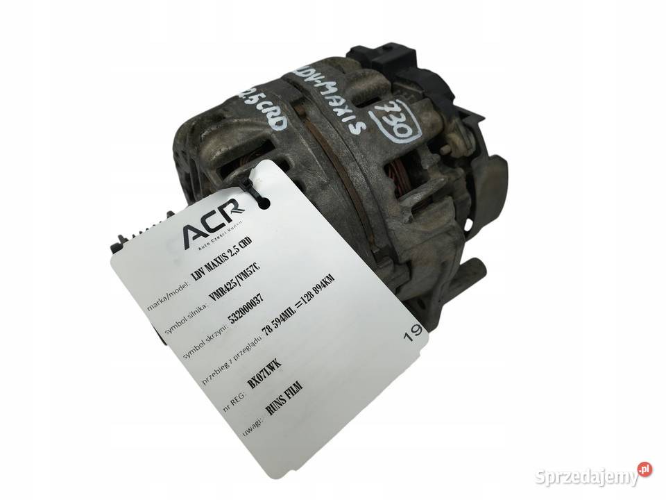 ALTERNATOR LDV Maxus 25 CRD 0124325178 Chełm