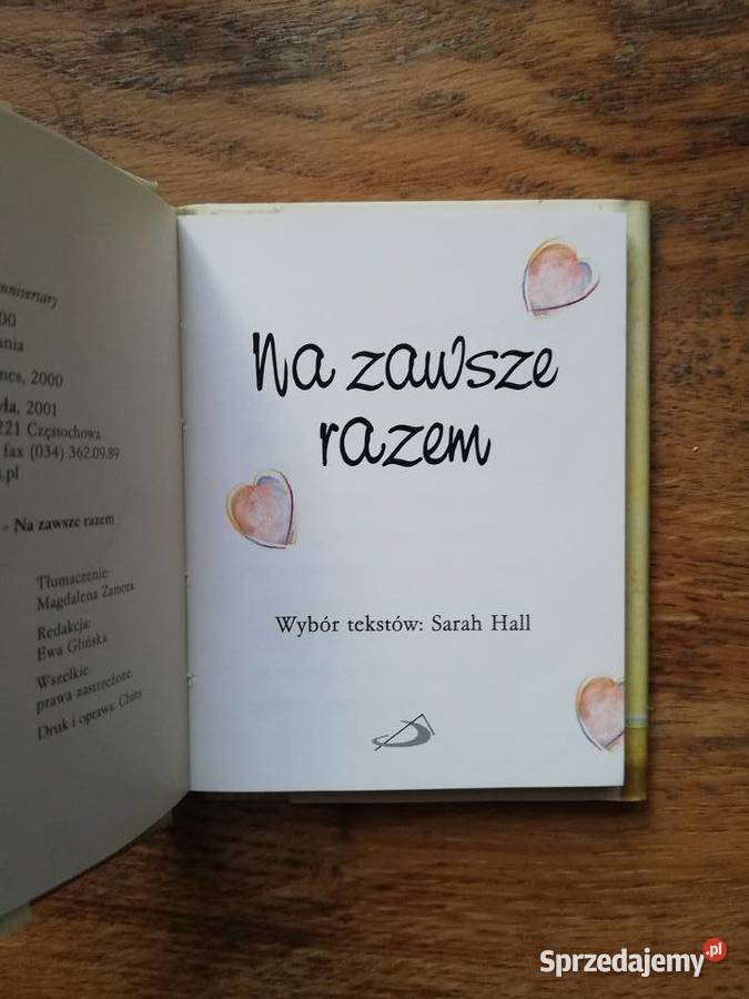 Na zawsze razem Sarah Hall Kraków