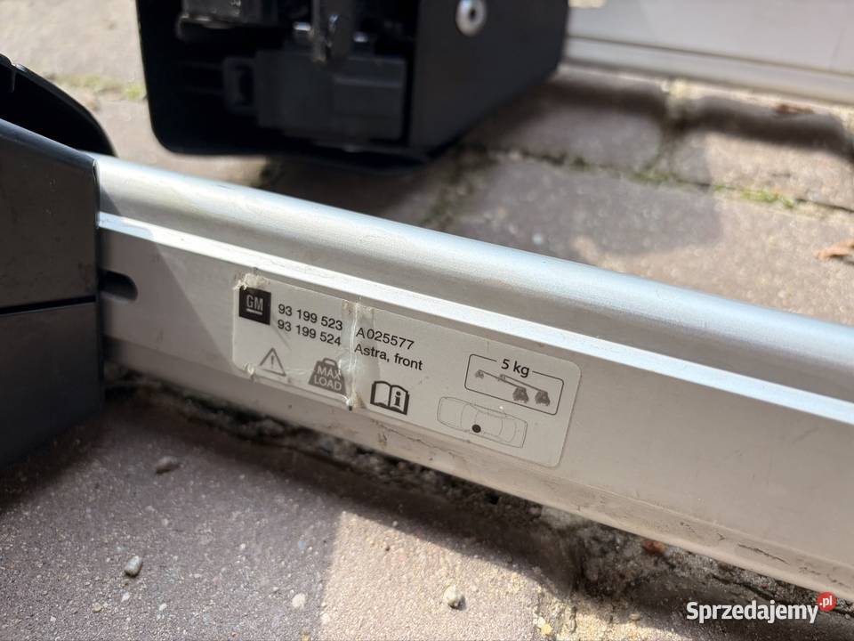 Bagażnik dachowy Opel Astra H kombi Relingi dachowe Płock sprzedam