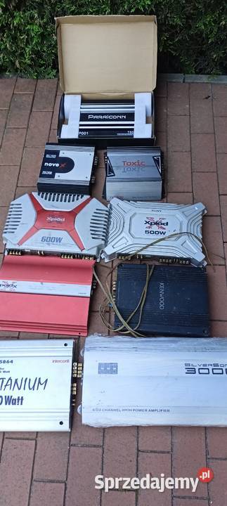 Wzmacniacz samochodowy 500w1000wat Sędziszów sprzedam