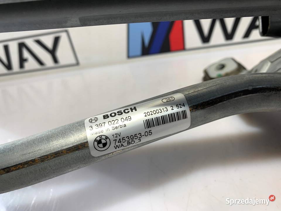 BMW F40 MECHANIZM WYCIERACZEK EUROPA 7453953 sprzedam