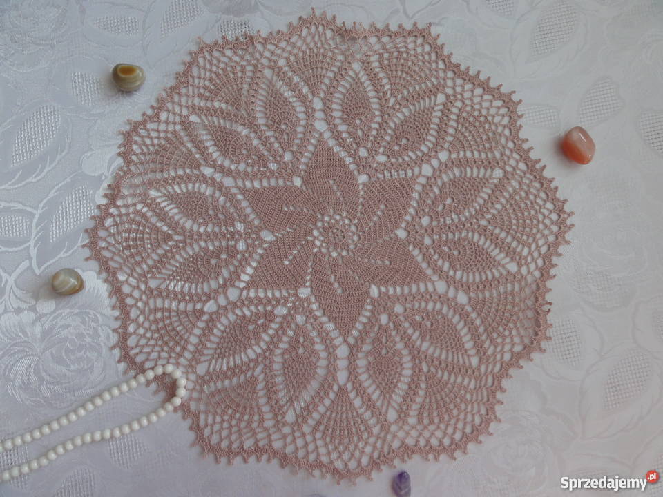 Kolorowe serwetki na szydełku większe rozmiary wielokolorowy Wyposażenie wnętrz Lublin