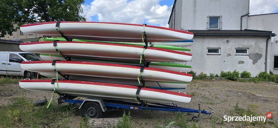 Okazja Zestaw 12 kajaków Prolamed 480 przyczepa Zduńska Wola sprzedam