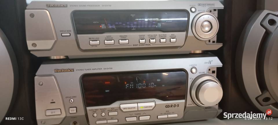 Technics tuner amplifier plus kolumny