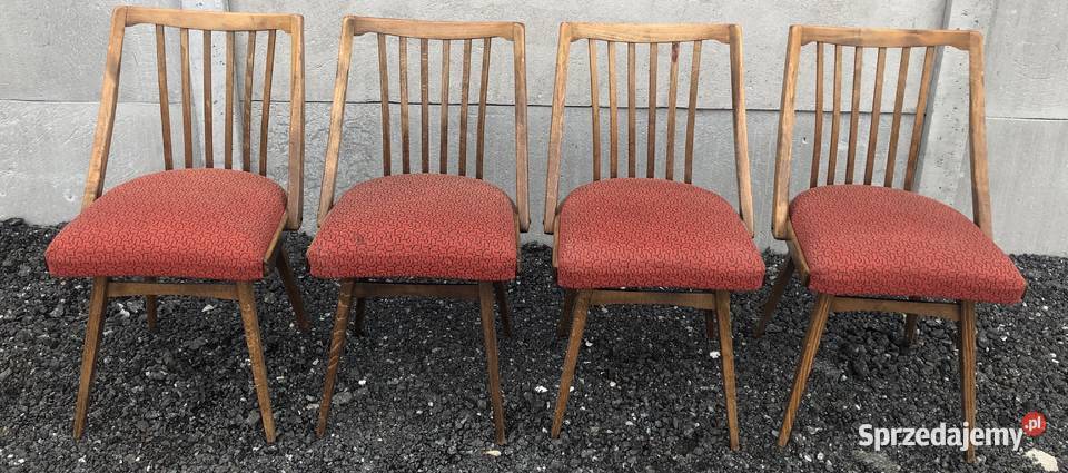 Komplet 4 krzeseł proj A Suman TON