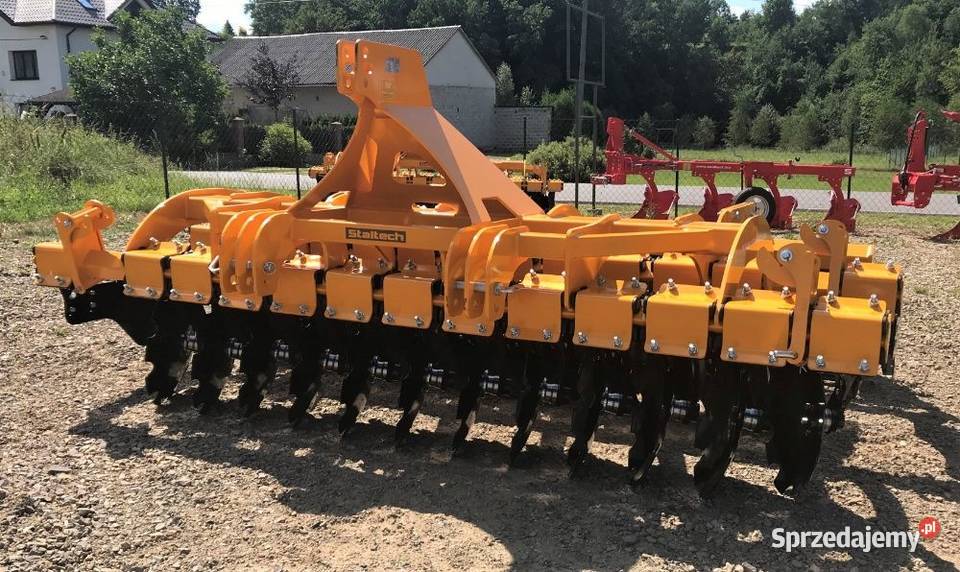 CIĘŻKA BRONA TALERZOWA 3 m NA TALERZACH 510 mm I nieuszkodzony Kamionna